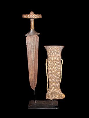 Konda Knife and Sheath, D.R. Congo - SOLD